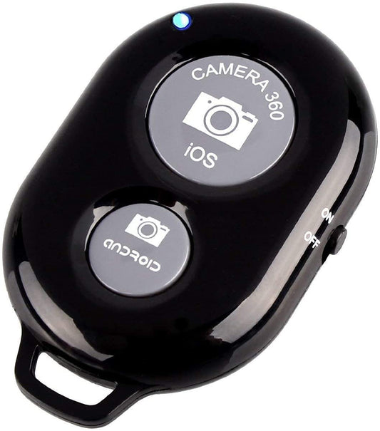 TVN Shutter Remote Control with Bluetooth Wireless Technology - Create Amazing Photos and Videos Hands-Free - Works with Most Smartphones and Tablets (iOS and Android) (Black) - DropSr
