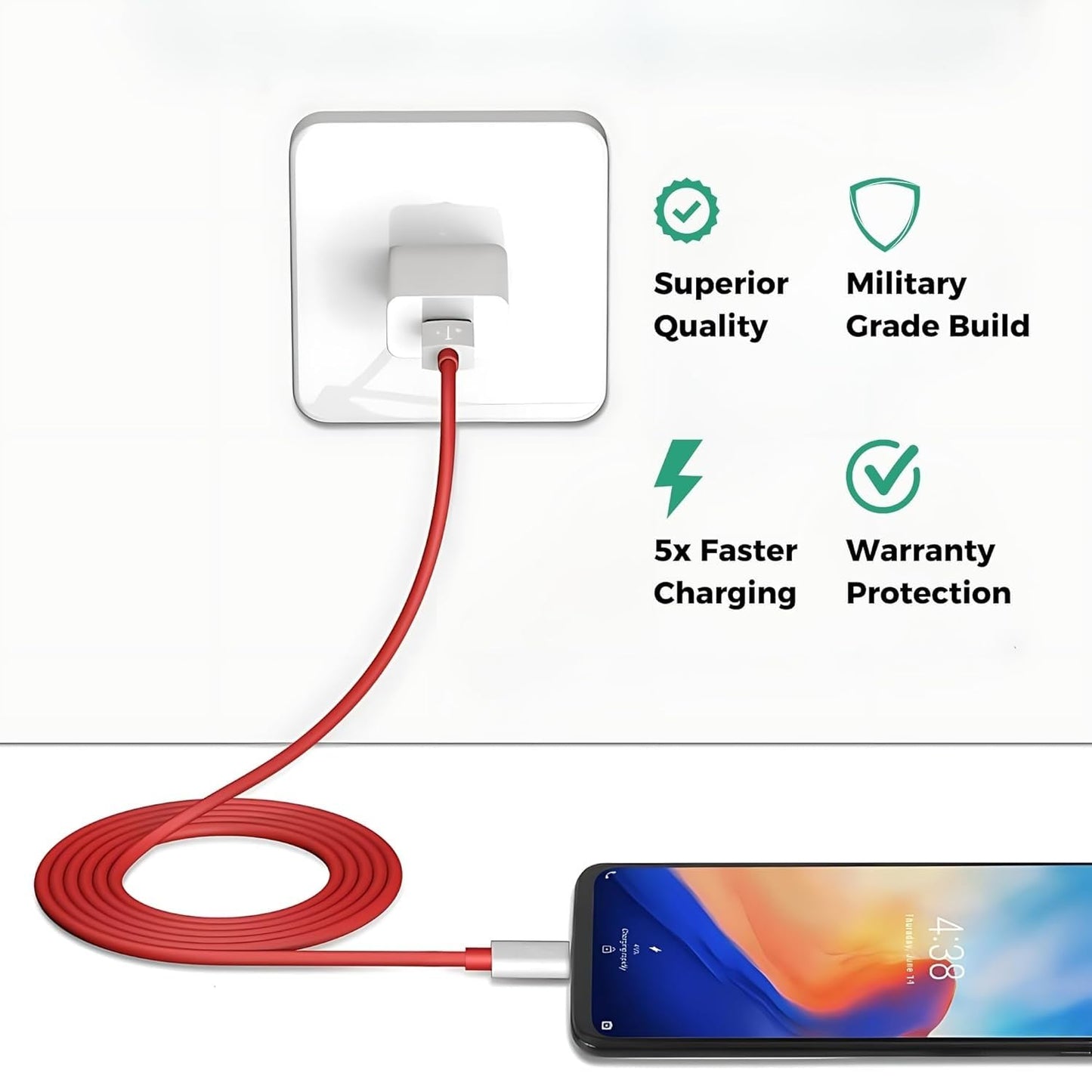 TVN 65W SUPEVOOC Fast Charger with Type-C Cable - DropSr