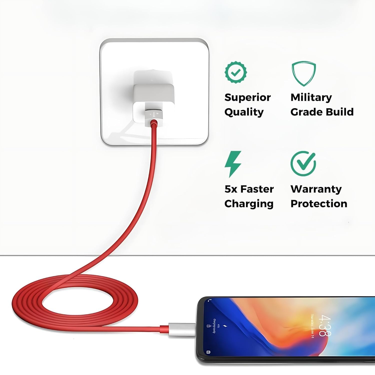 TVN 65W SUPEVOOC Fast Charger with Type-C Cable - DropSr