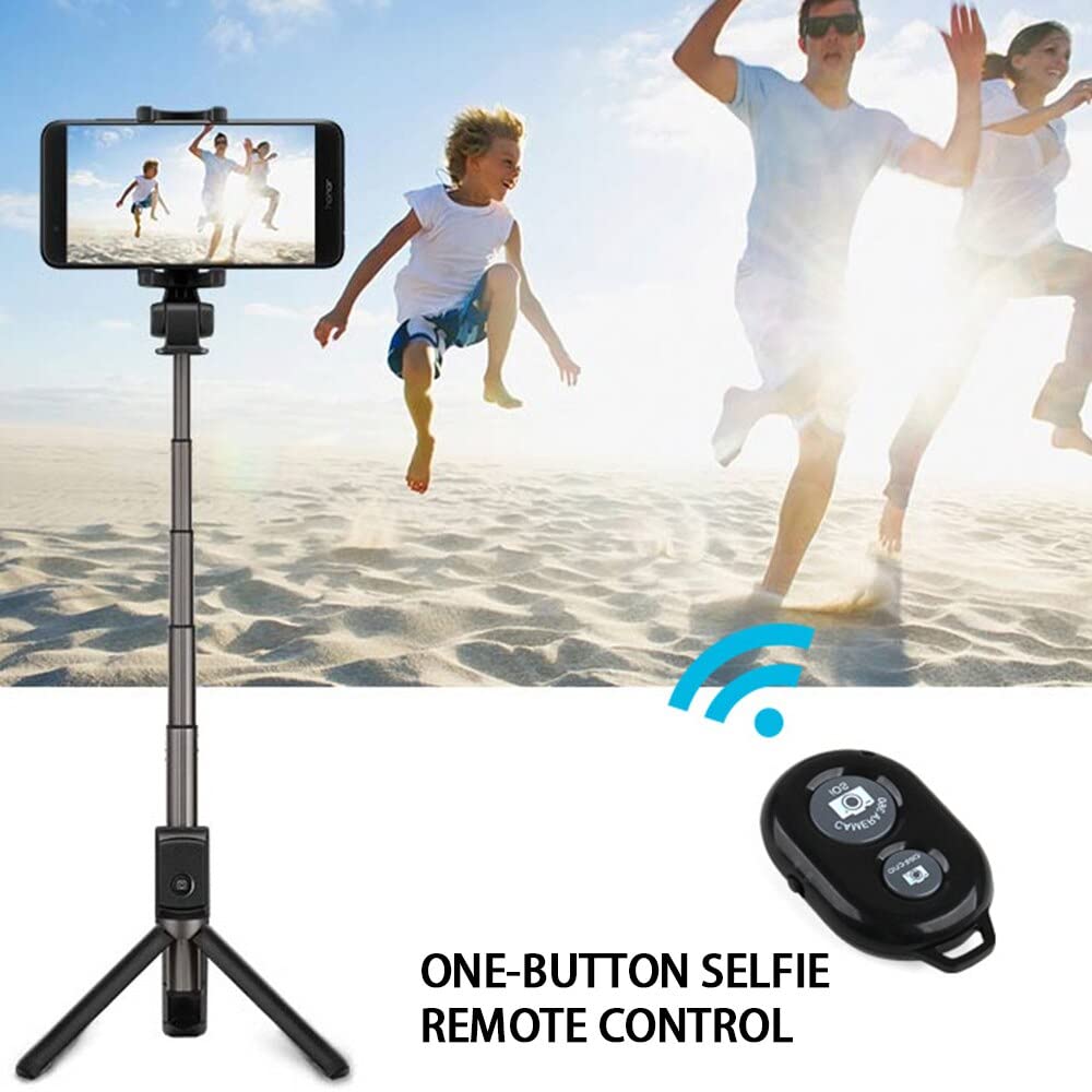 TVN Shutter Remote Control with Bluetooth Wireless Technology - Create Amazing Photos and Videos Hands-Free - Works with Most Smartphones and Tablets (iOS and Android) (Black) - DropSr