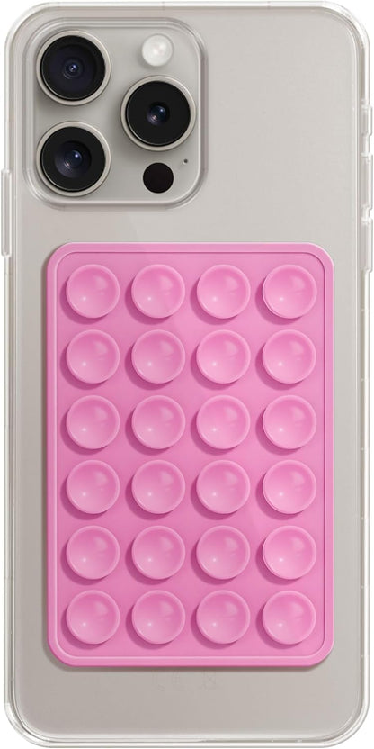 TVN Suction Phone Case, Phone Suction Sticker, Silicone Suction Phone Case for Hands-Free Mobile Accessory Holder Grip, Video Phone Accessory Compatible Mirror, Shower-(Blue) - DropSr