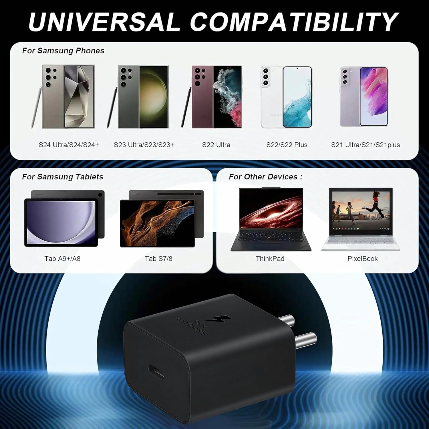 TVN 25W C-Type Super Fast Adapter 2025 Black - DropSr